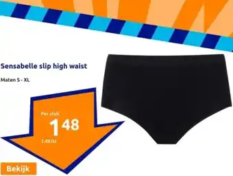 Action Sensabelle slip high waist aanbieding