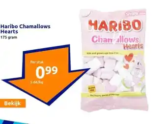 Action Haribo chamallows hearts aanbieding