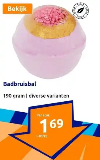 Action Badbruisbal aanbieding