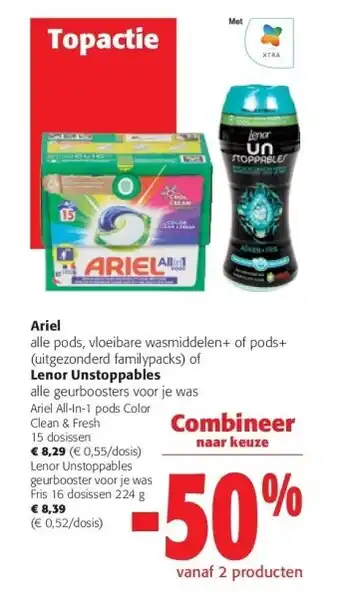 Lenor unstoppables geurbooster voor je was fris 16 dosissen 224 g