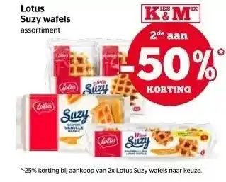 Spar Lotus suzy wafels aanbieding