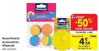 Carrefour Assortiment accessoires vitakraft aanbieding