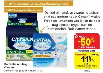 Carrefour Kattenbakvulling catsan aanbieding