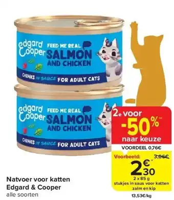 Natvoer voor katten edgard & cooper