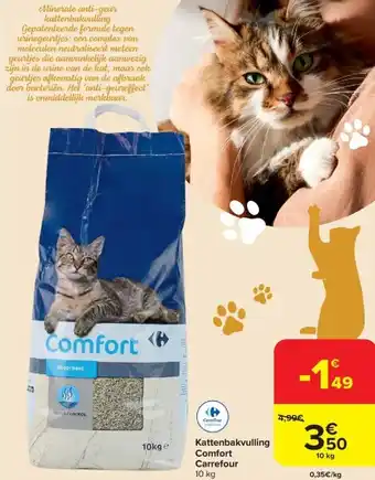 Carrefour Kattenbakvulling comfort carrefour aanbieding