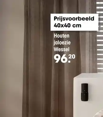 Kwantum Houten jaloezie wessel aanbieding