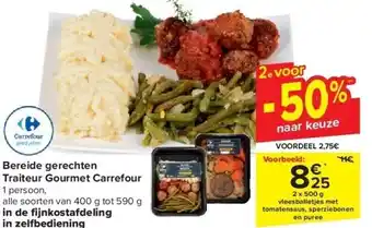 Carrefour Bereide gerechten traiteur gourmet carrefour aanbieding