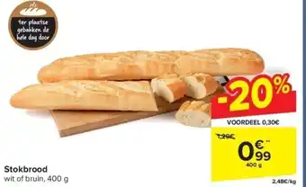 Carrefour Stokbrood aanbieding