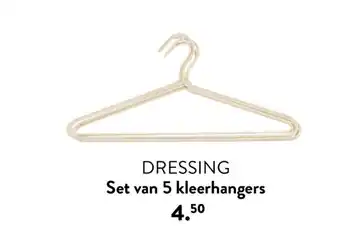 Casa Dressing set van 5 kleerhangers aanbieding