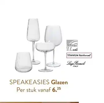 Casa Speakeasies glazen aanbieding