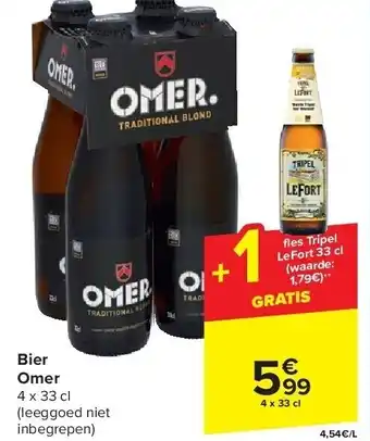 Carrefour Bier omer aanbieding