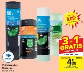 Carrefour Vuilniszakken carrefour aanbieding