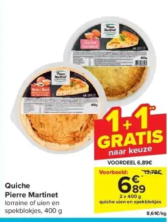 Quiche pierre martinet