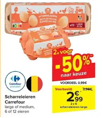 Carrefour Scharreleieren carrefour aanbieding