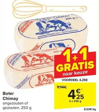 Carrefour Boter chimay aanbieding