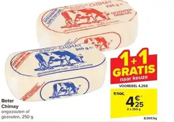 Carrefour Boter chimay aanbieding