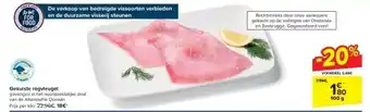 Carrefour Gekuiste rogvleugel aanbieding