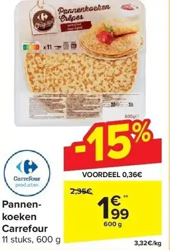 Carrefour Pannenkoeken carrefour aanbieding
