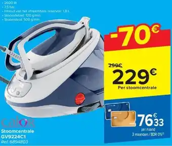 Carrefour Stoomcentrale gv9224c1 aanbieding