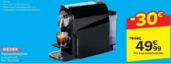 Carrefour Espressomachine aanbieding