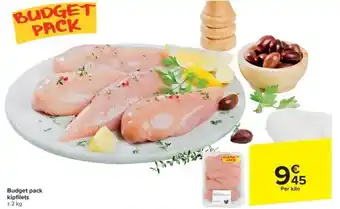 Carrefour Budget kilo kipfi lets aanbieding