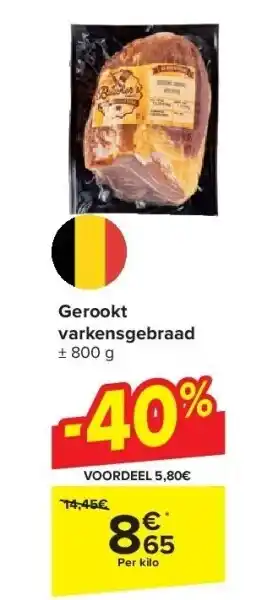 Gerookt varkensgebraad