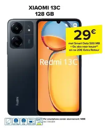 Carrefour Xiaomi 13c 128 gb aanbieding