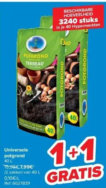 Carrefour Universele potgrond aanbieding