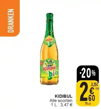 Cora Kidibul aanbieding