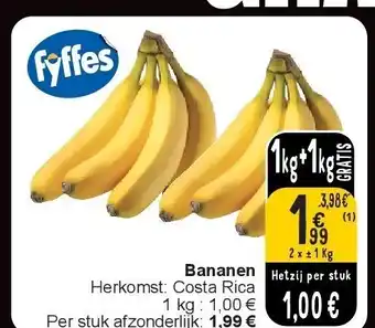 Cora Bananen aanbieding