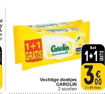 Vochtige doekjes carolin