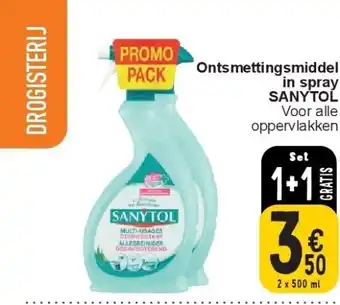 Cora Ontsmettingsmiddel in spray sanytol aanbieding