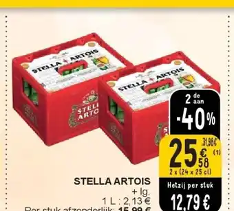 Cora Stella artois aanbieding