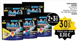 Cora Vaatwastabs finish aanbieding