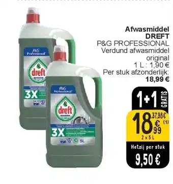 Cora Afwasmiddel dreft aanbieding