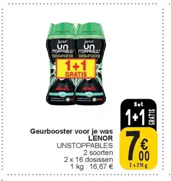 Cora Geurbooster voor je was lenor aanbieding