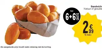 Cora Sandwiches aanbieding