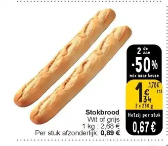 Cora Stokbrood aanbieding