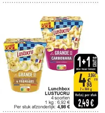 Cora Lunchbox lustucru aanbieding