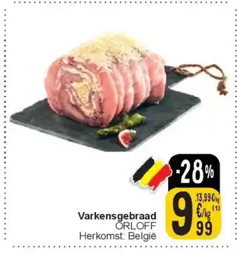Cora Varkensgebraad aanbieding