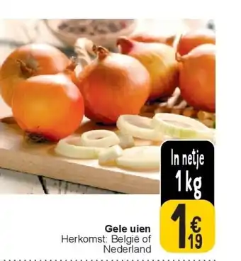 Cora Gele uien aanbieding