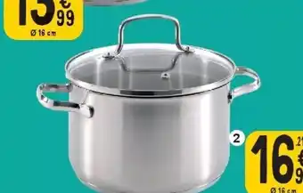 Cora Rvs kookpan + deksel aanbieding