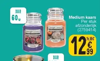 Cora Medium kaars aanbieding
