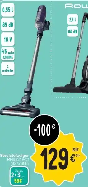 Cora Steelstofzuiger aanbieding
