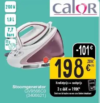 Cora Stoomgenerator aanbieding