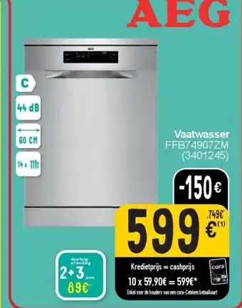 Cora Vaatwasser aanbieding