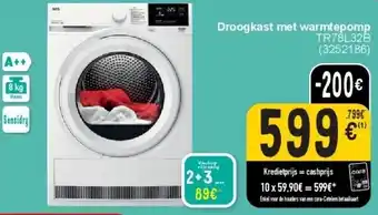 Cora Droogkast met warmtepomp aanbieding