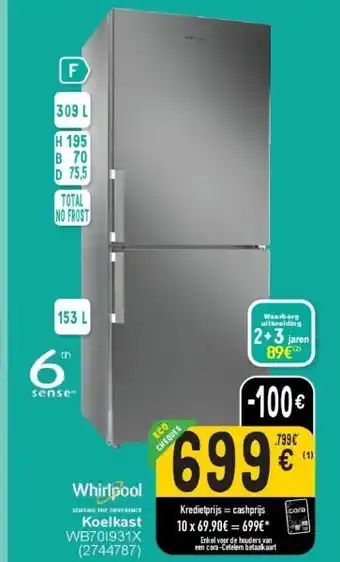 Cora Koelkast aanbieding