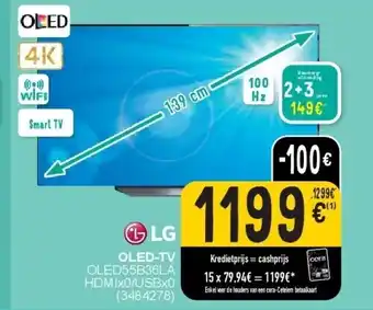 Cora Lg oled-tv oled55b36la aanbieding
