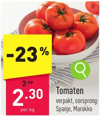 ALDI Tomaten per kg aanbieding